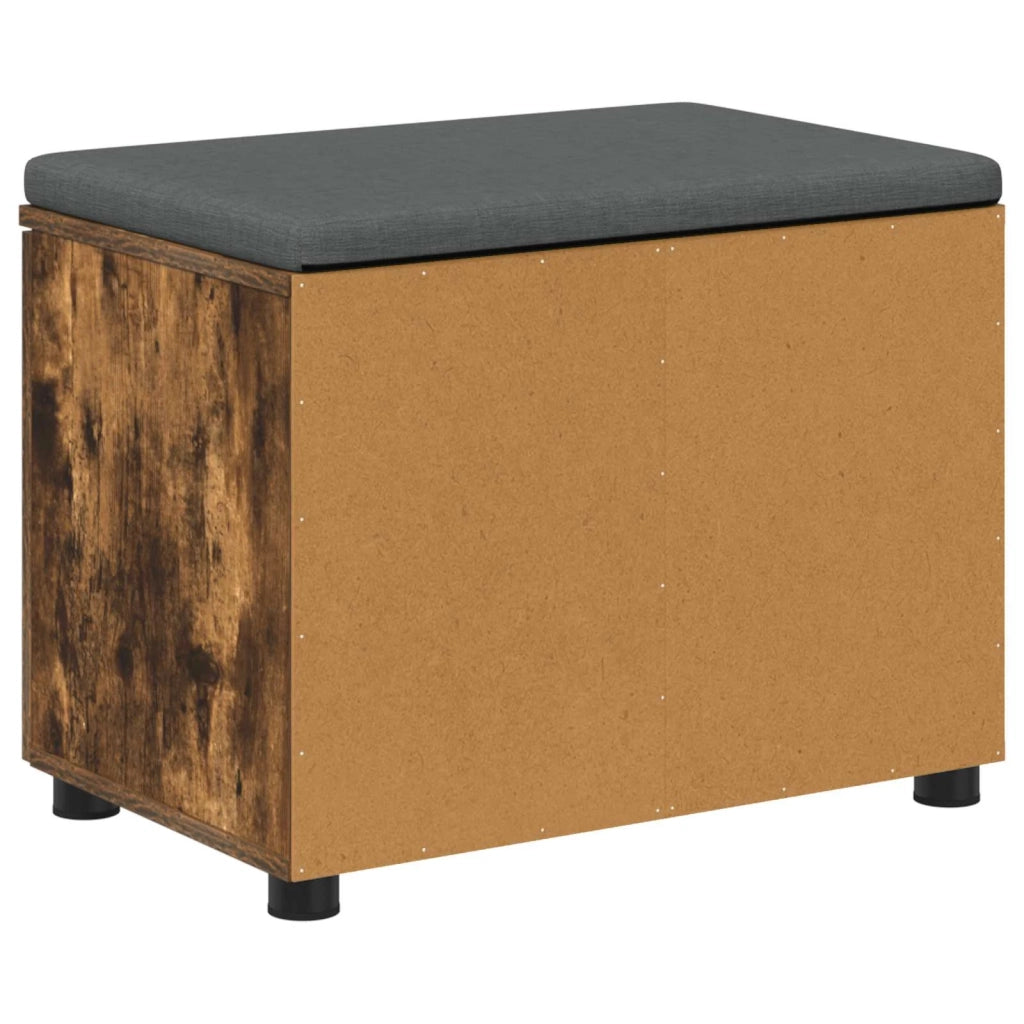Panca per ingresso con porta Quercia Affumicata 60 x 38 x 46 cm