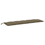 Cuscino Panca | Cuscini per sedie da Giardino Tortora M¨¦lange 180x50x7cm in Tessuto