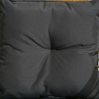 Set da Bistrò 3 Pezzi con 1 Tavolino e 2 Sedie, Resistente alle Intemperie, 62 cm x 65 cm x 78 cm, Sabbia e Grigio Scuro