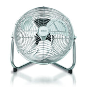 Ventilatore da pavimento industriale ad alta velocità, 3 pale alluminio 23cm, inclinazione regolabile 45W - SOGO