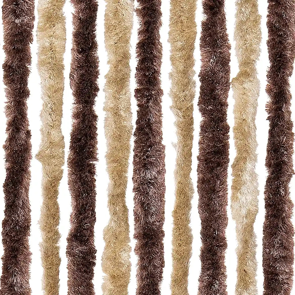 Zanzariera Grigio e Marrone Chiaro 56x185 cm Ciniglia CFW7481186