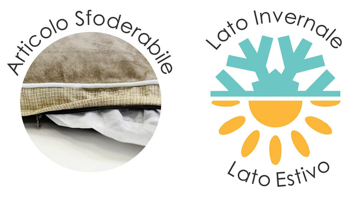 Maxi Cuscino Imbottito per Cani e Gatti 89x65x12cm Tortora