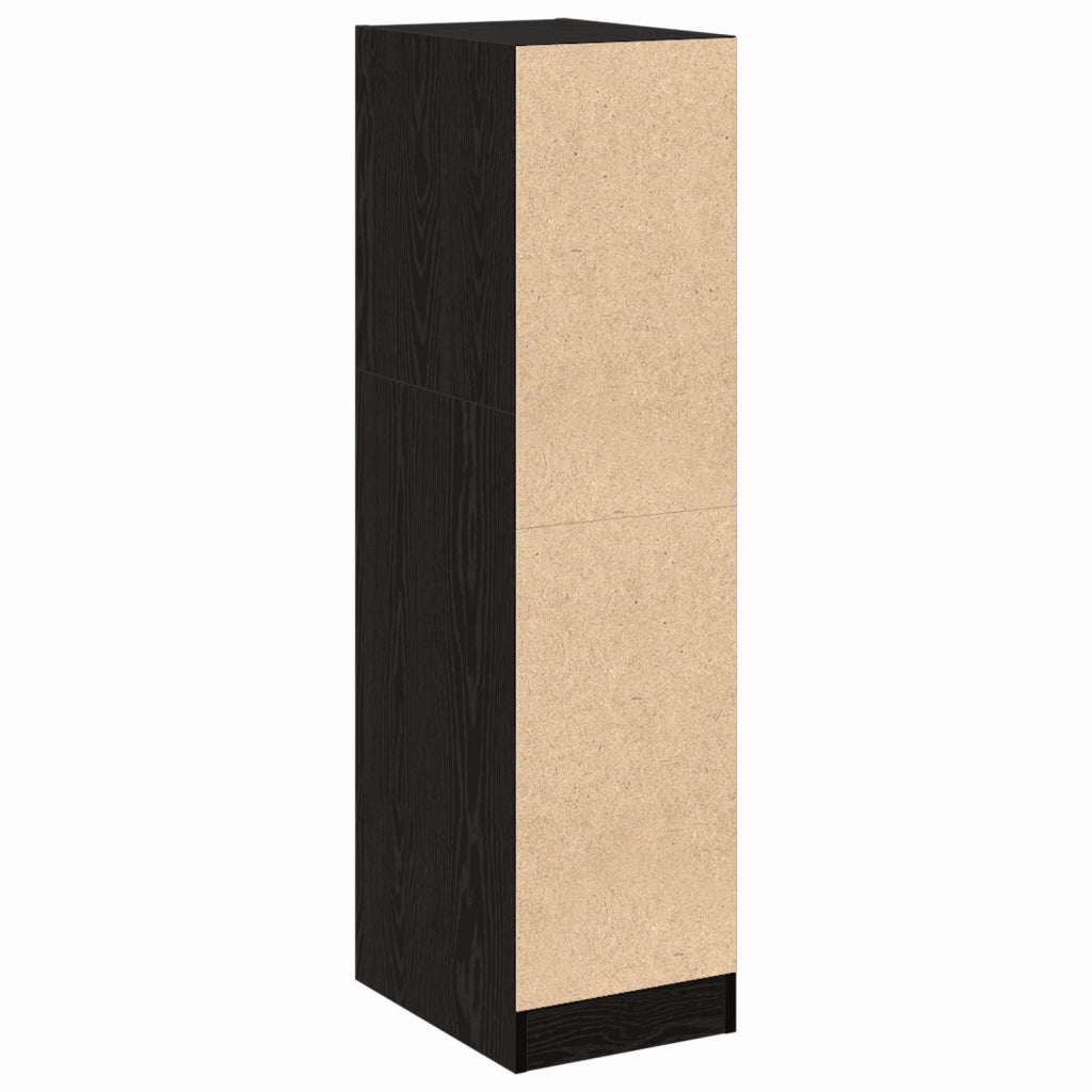 Armadio da Fattore Quercia Nera 30x41x118 cm Legno Ingegnerizzato