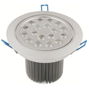 Trade Shop - Faretto Faro A Led 3w 5w 7w 9w 12w 15w 18w A Incasso Con Molla Luce Calda Fredda - -bianco Freddo-18 Watt