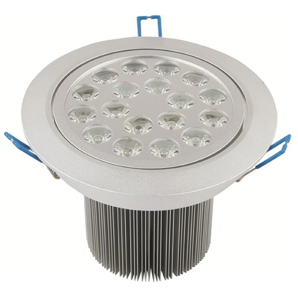 Trade Shop - Faretto Faro A Led 3w 5w 7w 9w 12w 15w 18w A Incasso Con Molla Luce Calda Fredda - -bianco Freddo-18 Watt
