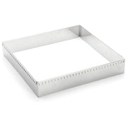 De Buyer 3013.30 Forno Pasticcere Regolabile in Acciaio Inox da 30x30 cm a 57x57 cm Altezza 5.3 cm colore Acciaio Inox