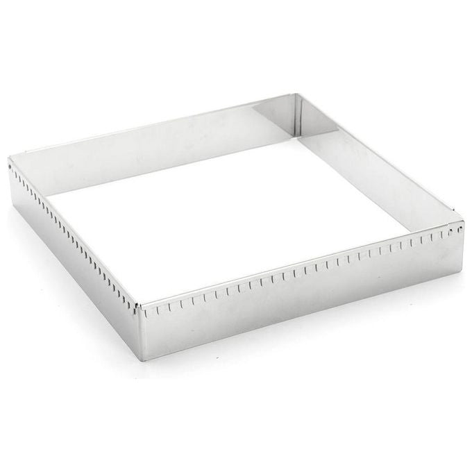 De Buyer 3013.30 Forno Pasticcere Regolabile in Acciaio Inox da 30x30 cm a 57x57 cm Altezza 5.3 cm colore Acciaio Inox
