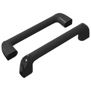 Manico Tinta unita 2 pz Nero 380 x 34 x 85 mm Alluminio e PP CFW8009013