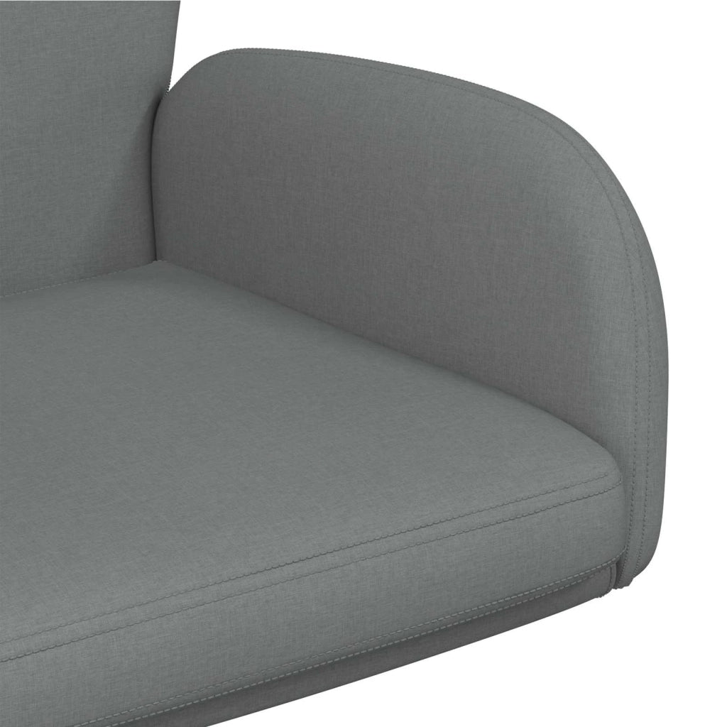 Sedie da scrivania girevoli 6 pz 54 x 58 x 90 cm Grigio Scuro 3428312