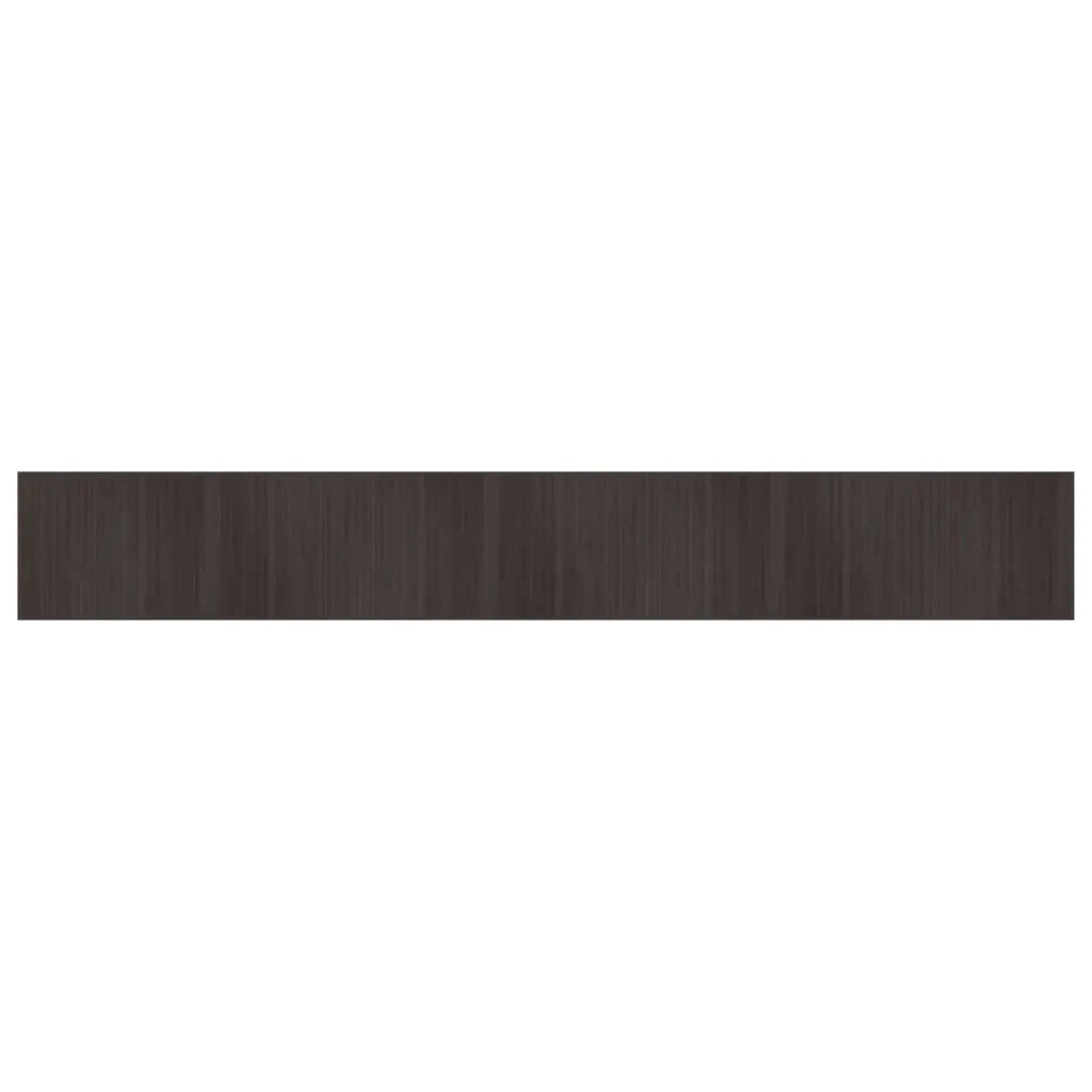 Tappeto Rettangolare Marrone Scuro 70x500 cm in BambÃ¹