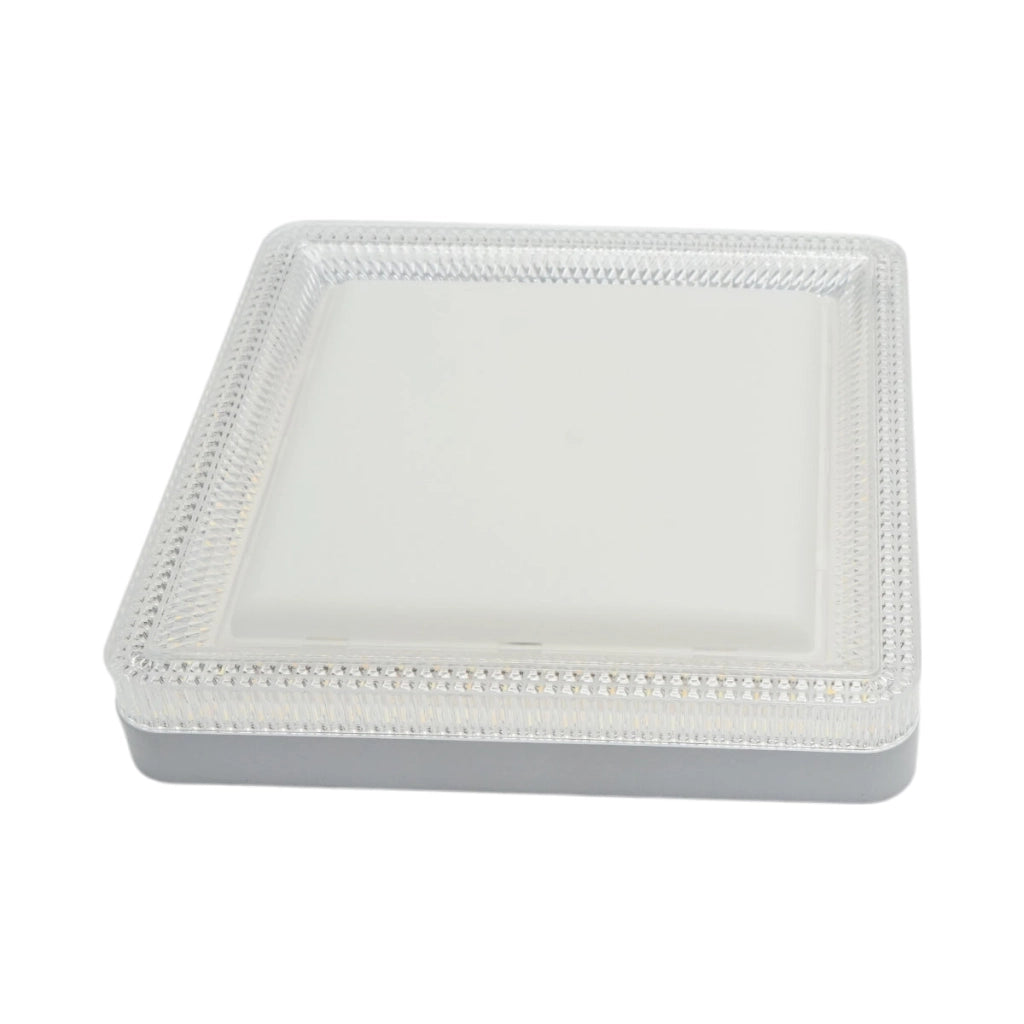 Plafoniera LED 36W, 220V, luce regolabile 3CCT 3000K/4000K/6500K, corpo quadrato 230x230x40mm, IP20