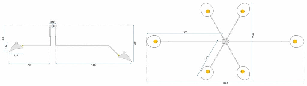 Lampada APP570-6C
