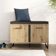 Roascio, Mobile da Ingresso un Ripiano, 84.5x35x59.5h cm Marrone Rovere Nodi