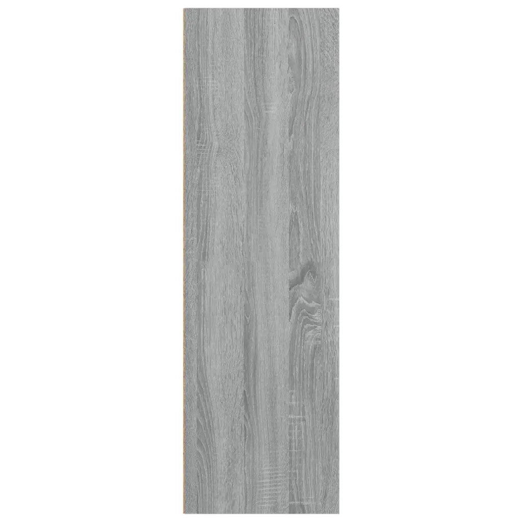 Libreria-Credenza-Armadietto Portaoggetti Grigio Sonoma 66x30x98 cm Legno Multistrato