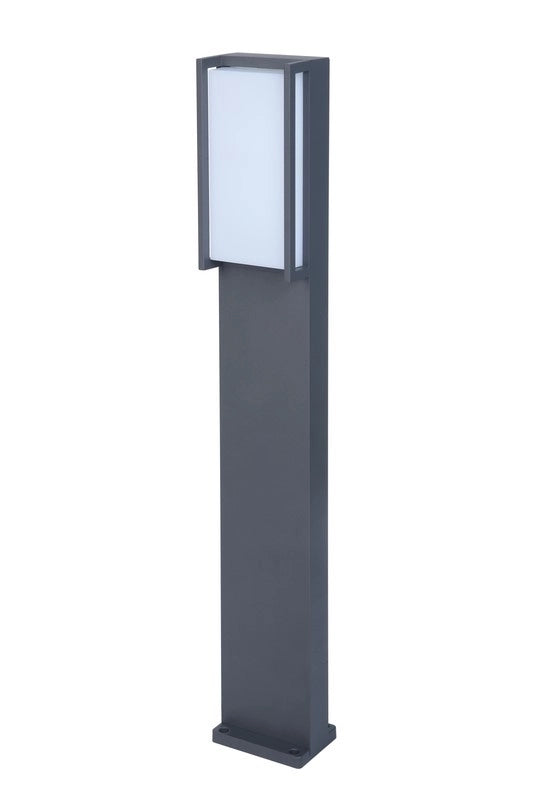 Lampione da giardino QUBO antracite Lutec LED 18W IP54