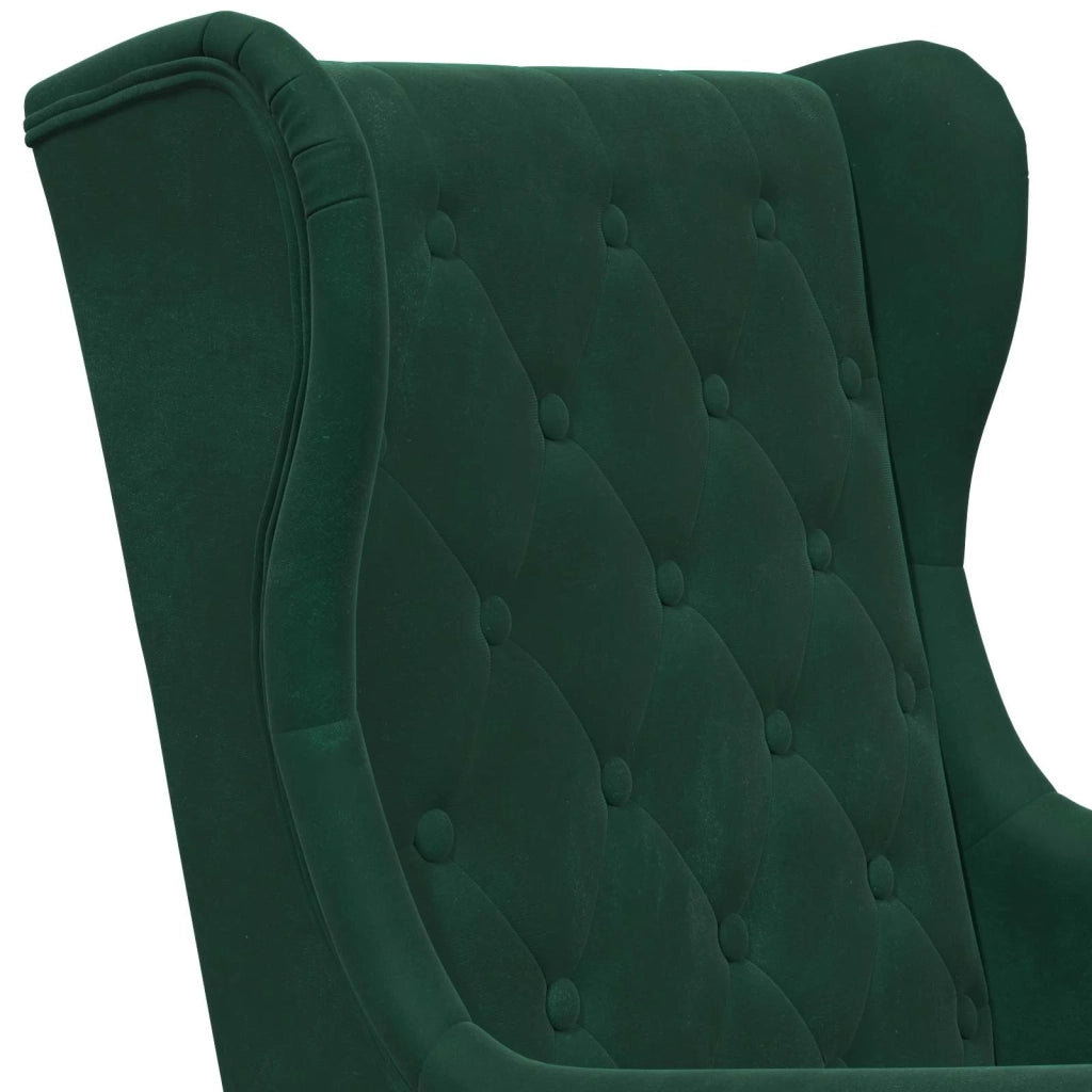 Poltrona | Sedia Relax Verde Scuro Velluto