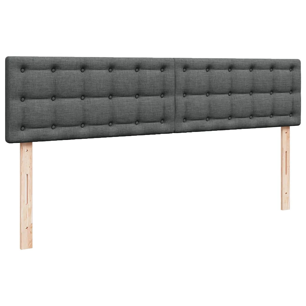 Struttura Letto Pouf con Materasso 200x200 cm in Tessuto