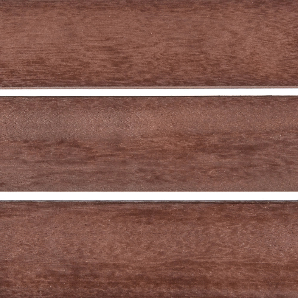 Tavolo da pranzo da giardino in legno di eucalipto scuro 180 x 100 cm 6 posti per esterni e interni dal design moderno