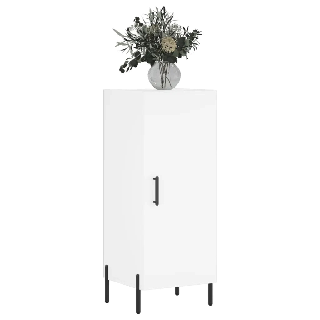 Credenza | Madia | Buffet da pranzo | Armadio da pranzo Bianca 34,5x34x90 cm in Legno Multistrato