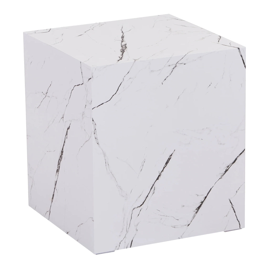 Tavolino versatile 45 x 40 x 40 cm MDF bianco 03_0010905