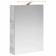 Mobiletto per specchio da Bagno | Armadio da bagno con lo scaffale Grigio cemento