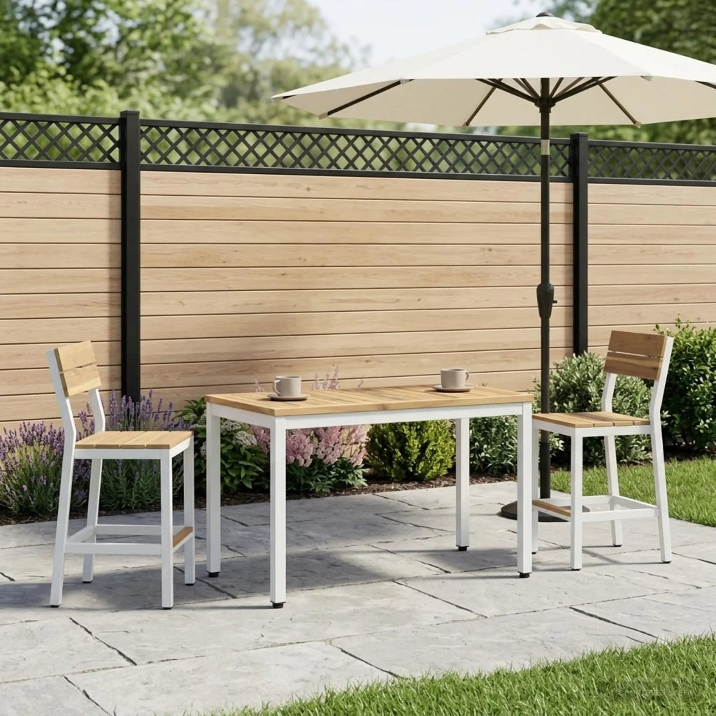 Tavolino da salotto Bianco 50 x 100,5 x 45 cm 901741