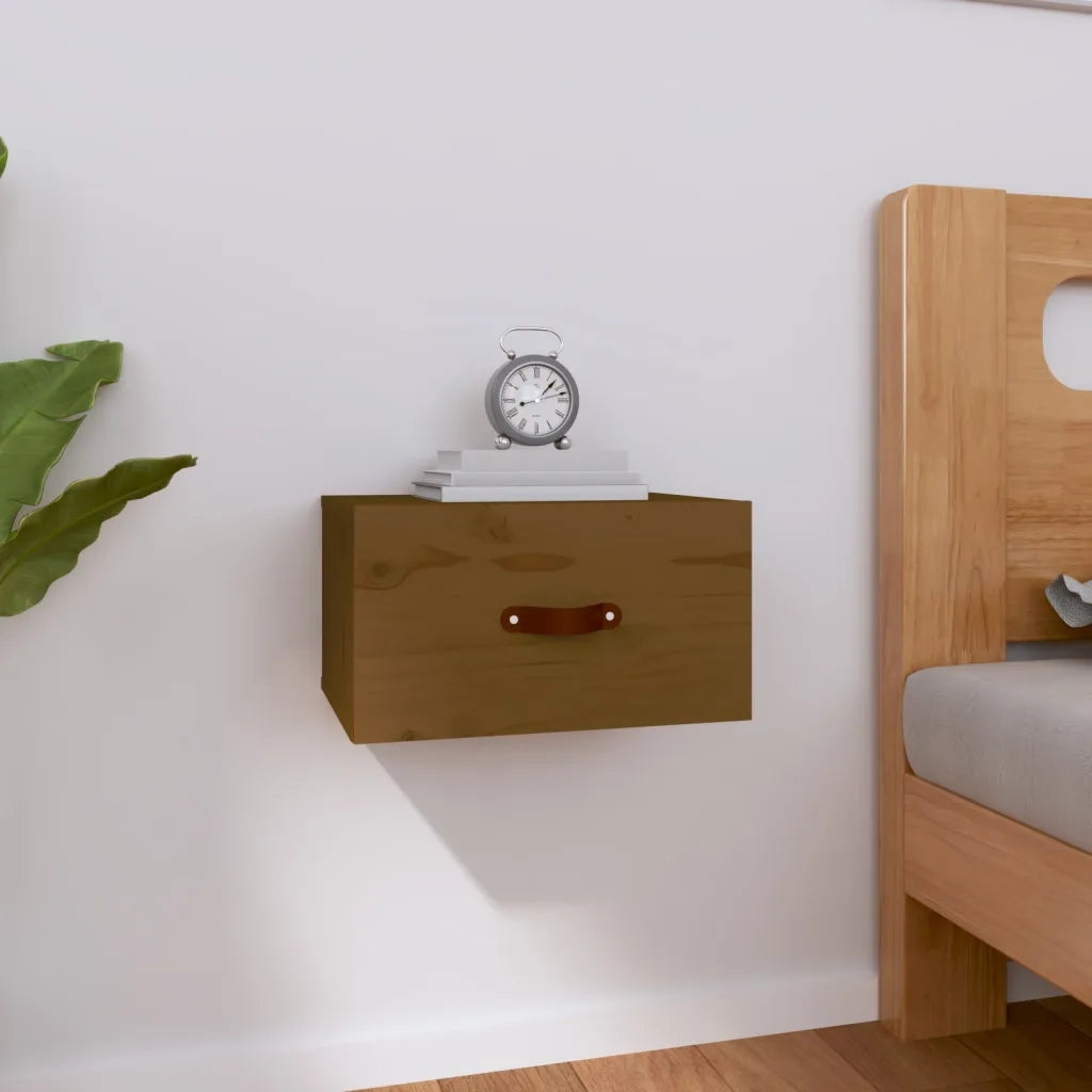 Comodino a Muro ambra 40x29,5x22 cm 820992