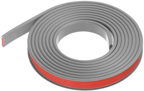 Banda a secco a forma di U per la riparazione di mobili, 14 mm x 3000 mm, grigio.