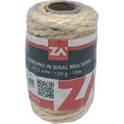 SPAGO SISAL - D.MM 2,7 L.MT  18- 3 pezzi