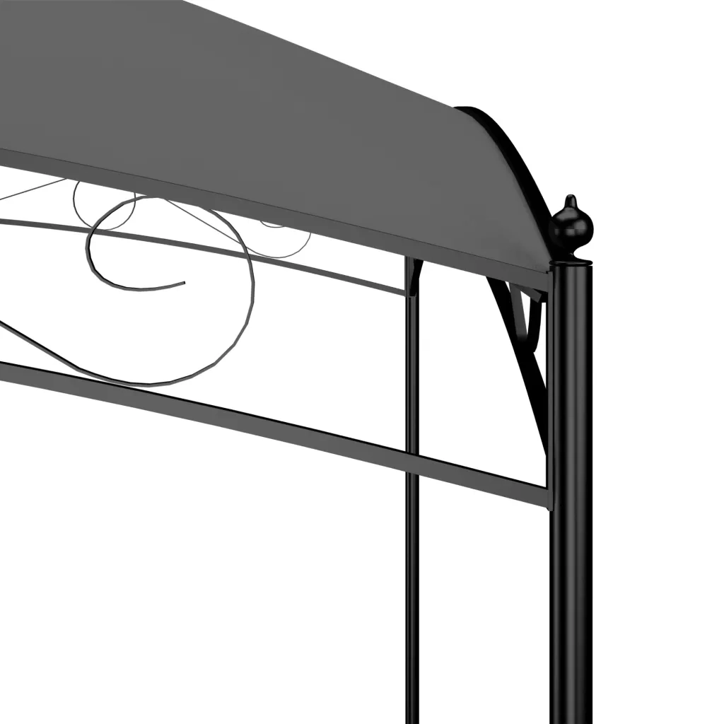 Gazebo 3x3x2,65 m Antracite 180 g/mÂ²