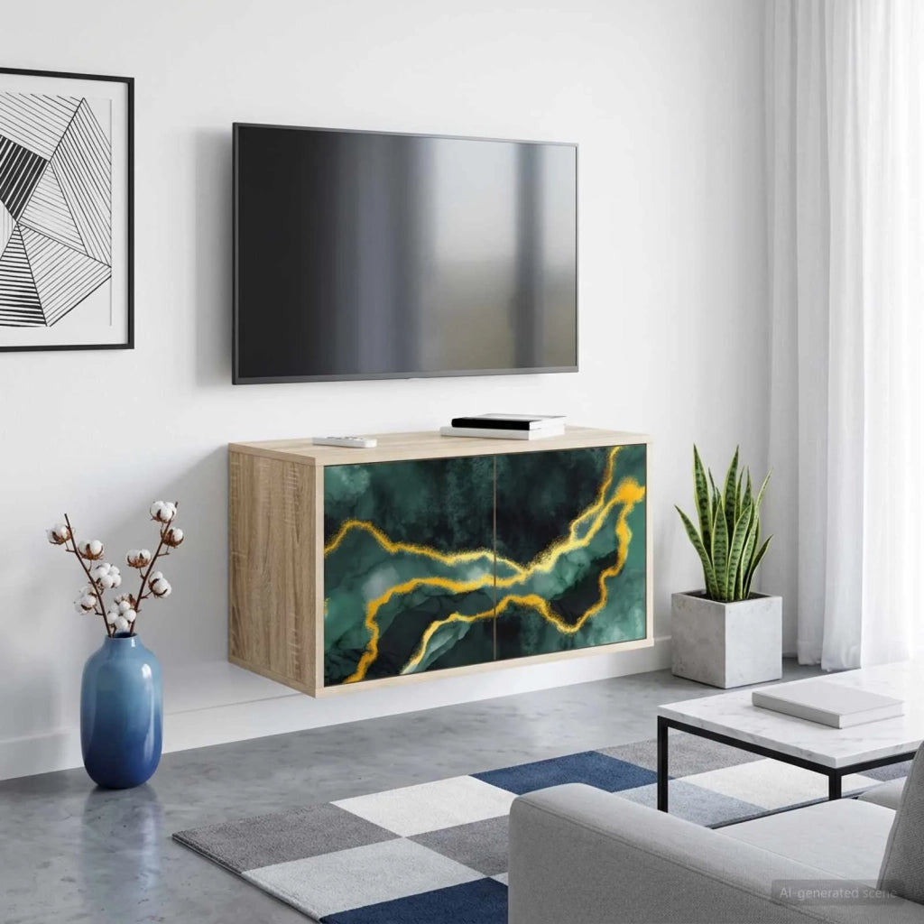 Mobile TV da Parete WIJHE 69 x 33 x 40 cm Rovere Sonoma 8007119