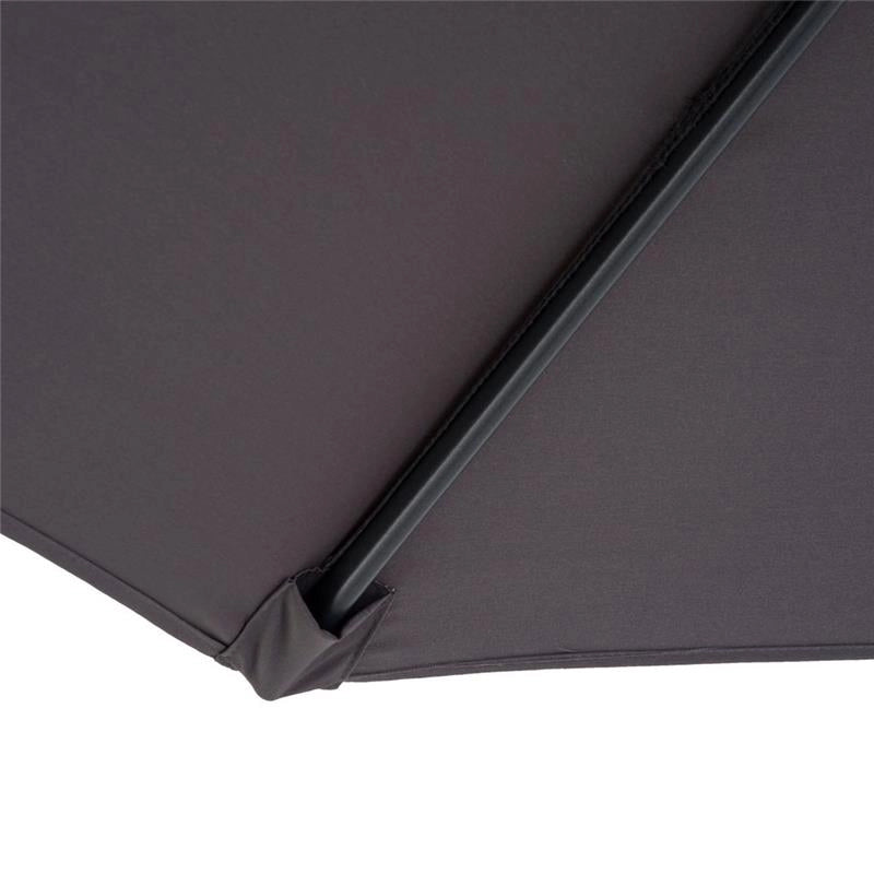 OMBRELLONE IMPERMEABILE STRUTTURA IN ACCIAIO CON MANOVELLA 300 X 250 GRIGIO