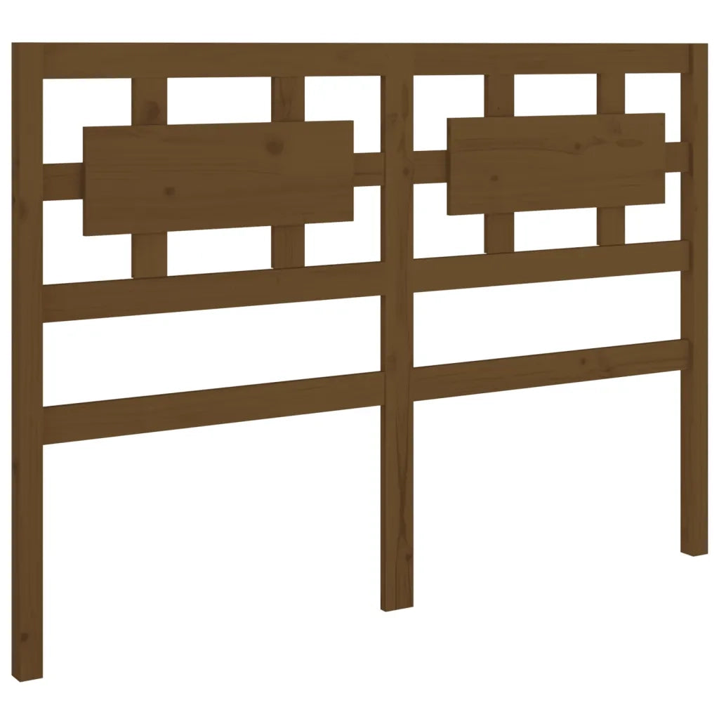 Testiera per Letto Miele 185,5x4x100 cm Legno Massello di Pino