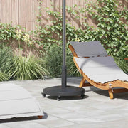 Base per ombrellone-Supporto per ombrellone Grigio scuro 48 x 48 x 32 cm 163936