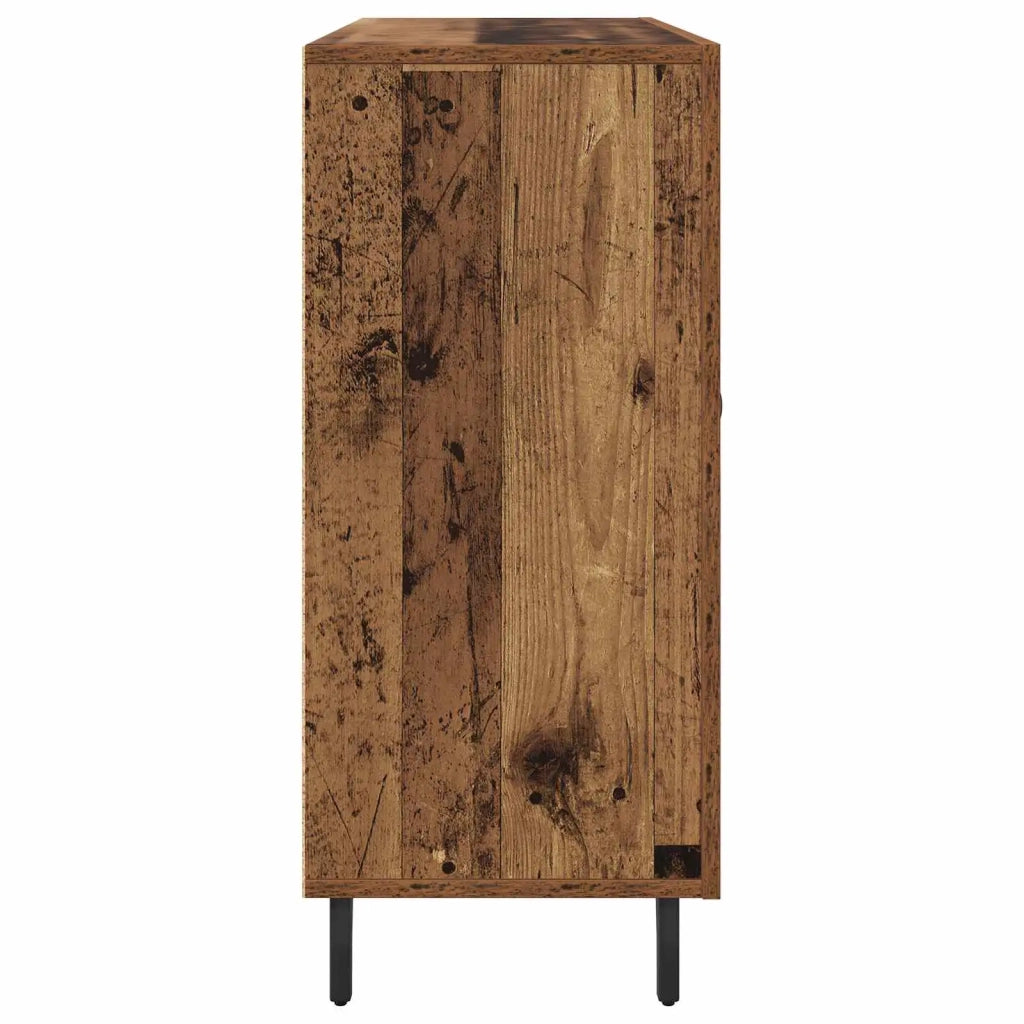 Credenza | Madia | Buffet da pranzo | Armadio da pranzo Legno vecchio 90 x 34 x 80 cm Legno multistrato