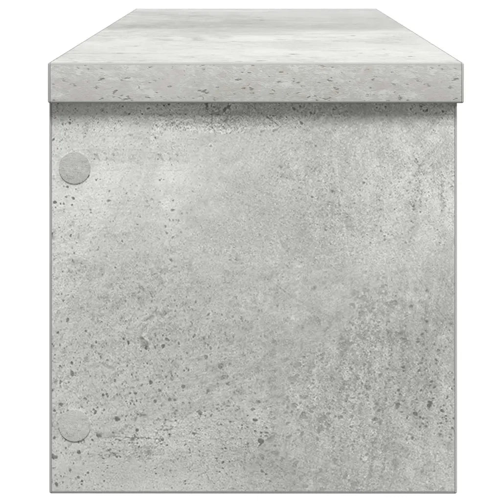 Mensola da cucina-Scaffali da Cucina Impilabili 2 pz Grigio Cemento 60x15x16 cm