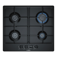 Piano Cottura 4 fuochi PGP6B6B80 - BOSCH