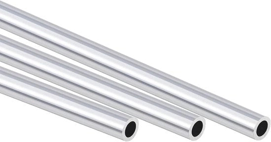 Aluminium Buizen Ronde 3 - 7 mm Buitendiametro - 5 mm Diametro Interno - 300 mm Lunghezza - Tubi senza Saldatura per Progetti Industriale e DIY - Materiali di Costruzione in Alluminio.
