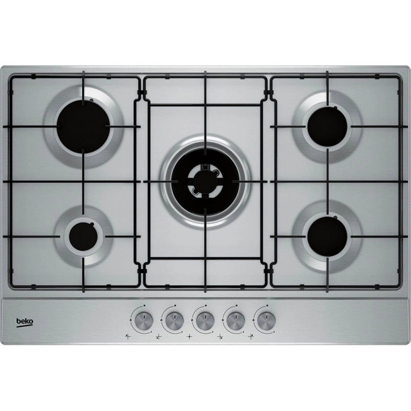 BEKO HIAW75224SXE PIANO COTTURA 75CM 5 FUOCHI A GAS COLORE INOX