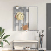 Appendiabiti a muro Grigio Sonoma 100 x 10 x 100 cm 874512