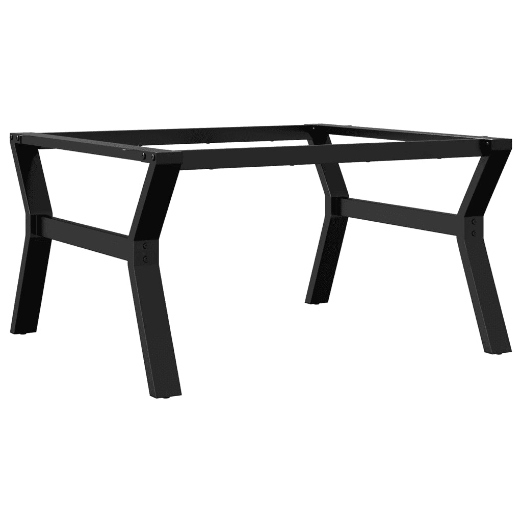 Telaio Gambe a Y per Tavolino da Salotto 80x70x43 cm in Acciaio 357923