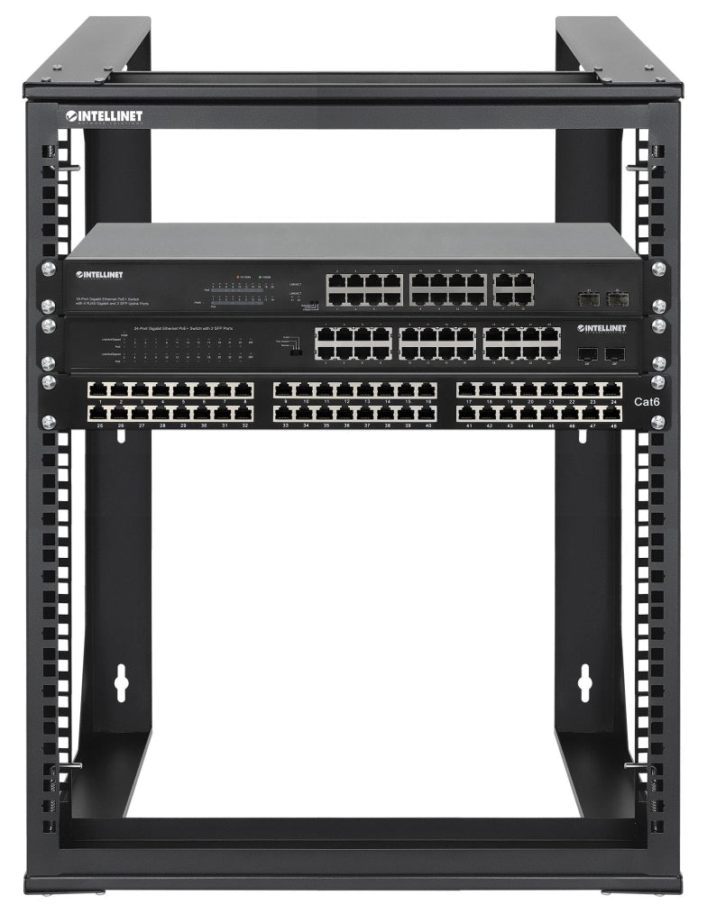 Armadio a Muro 19'' Open Frame 2 Montanti Flat Pack 12U