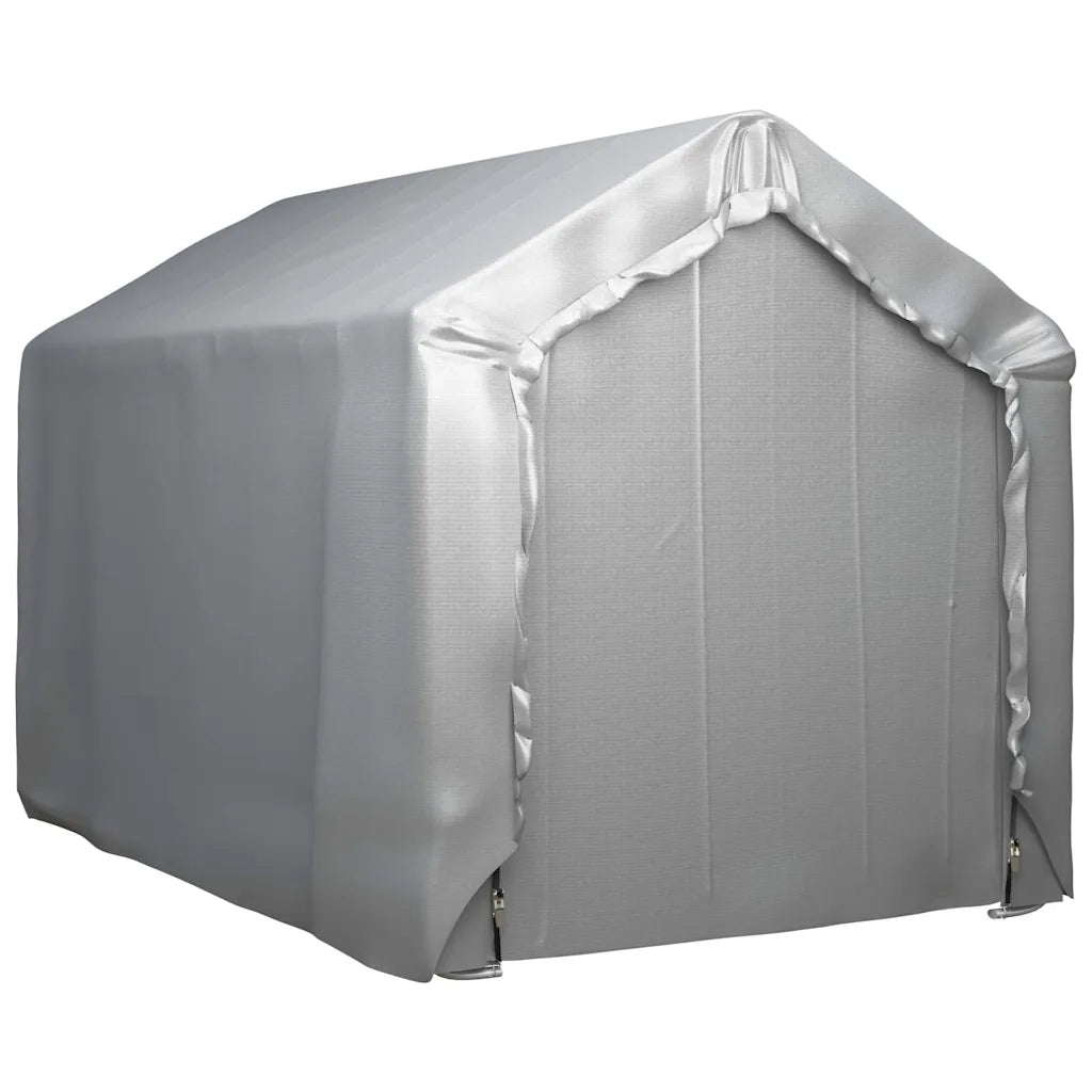 Tenda Capannone 180x300 cm in Acciaio Grigio 3079585