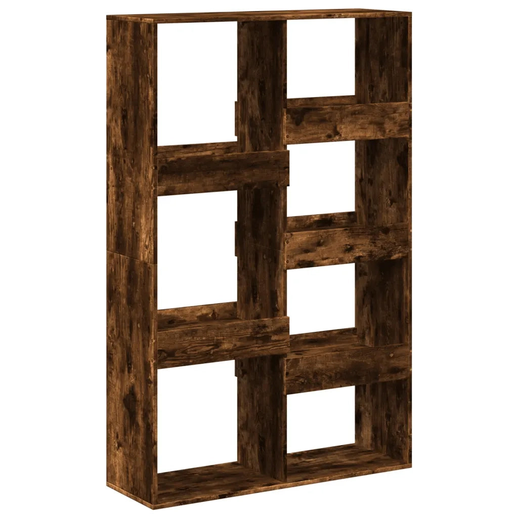 vidaXL Libreria Rovere Fumo 100x33x155,5 cm in Legno Multistrato