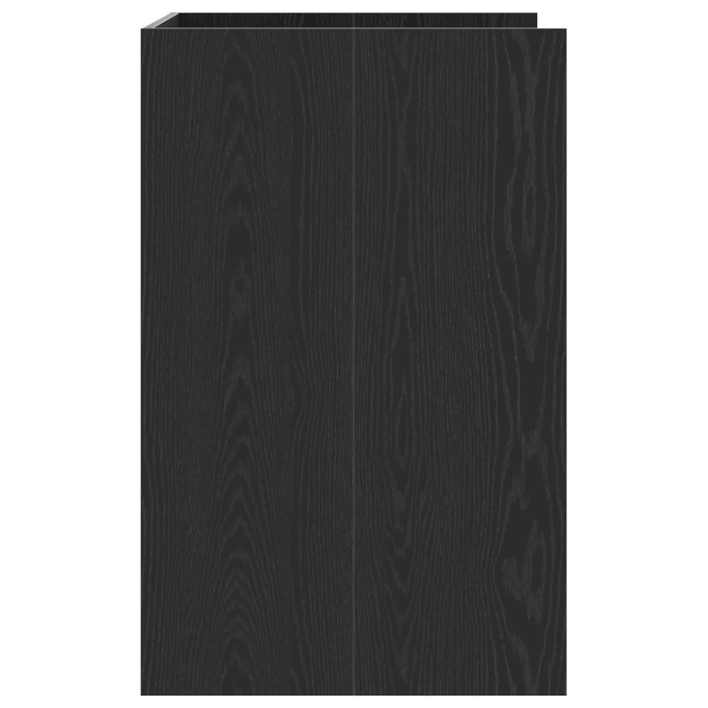 Mobiletto per lavatrice Rovere Nero 67,5 x 62 x 97 cm 8006809
