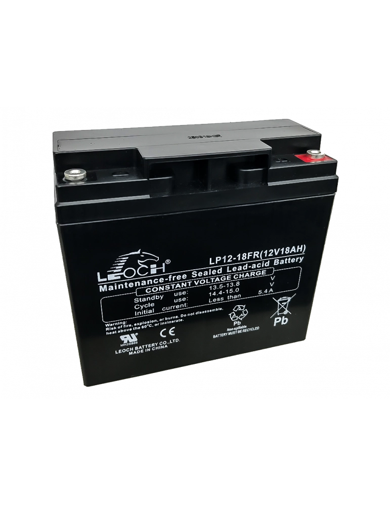 LEOCH LP12-18 12 V 18 ah LP SERIE BATTERIA AGM PIOMBO ACIDO