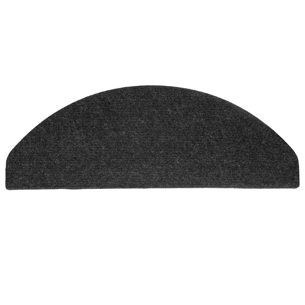 Tappetini Autoadesivi per Scale 30 pz Neri 65x22,5x3,5 cm 3365907