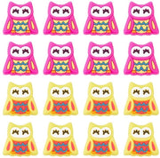 Kralen in Silicone 16 pezzi - Uccello Kralen - Kralen con Animali - Kralen in Gomma - Kralen per Lanyard DIY - Diametro: 3,5 mm