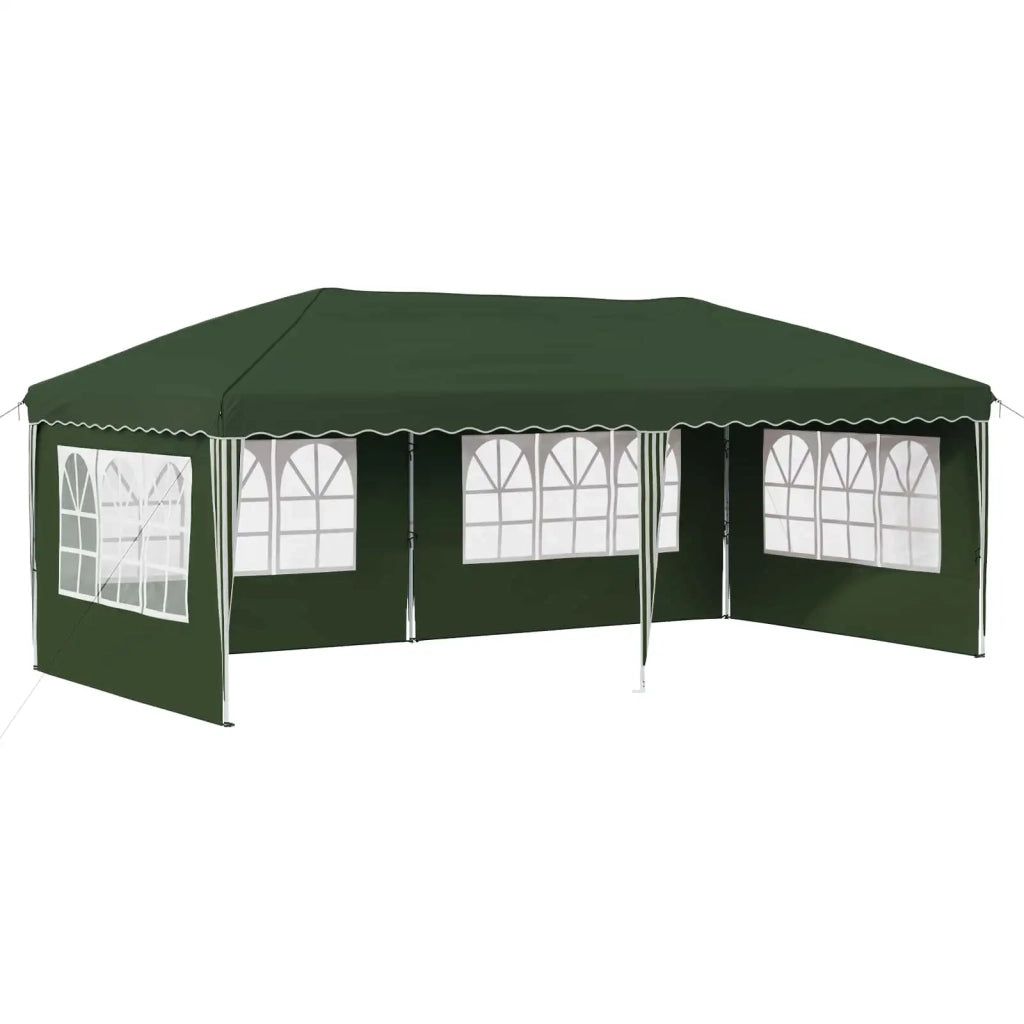 Tenda per feste a pop-up-Gazebo 575 x 289 x 245 cm Verde
