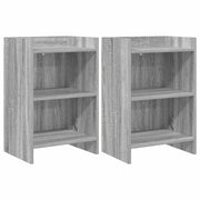Comodini 2 pcs Sonoma grigio 40 x 30 x 60 cm 8011006